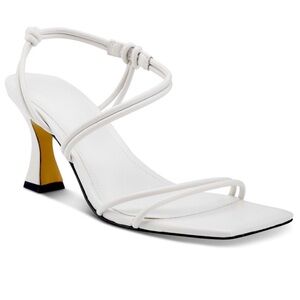 Marc Fisher LTD - Davia Heeled Sandal - White - Size 8M - Well Loved